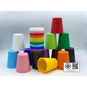 M3 แก้วสีรุ้ง เซต 12 ใบ 12 สี ของเล่นเด็ก ❤️by innotrend❤️