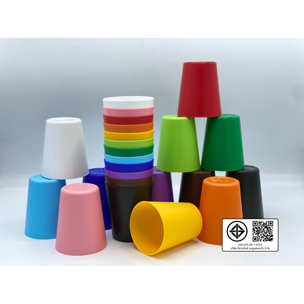 M3 แก้วสีรุ้ง เซต 12 ใบ 12 สี ของเล่นเด็ก ❤️by innotrend❤️