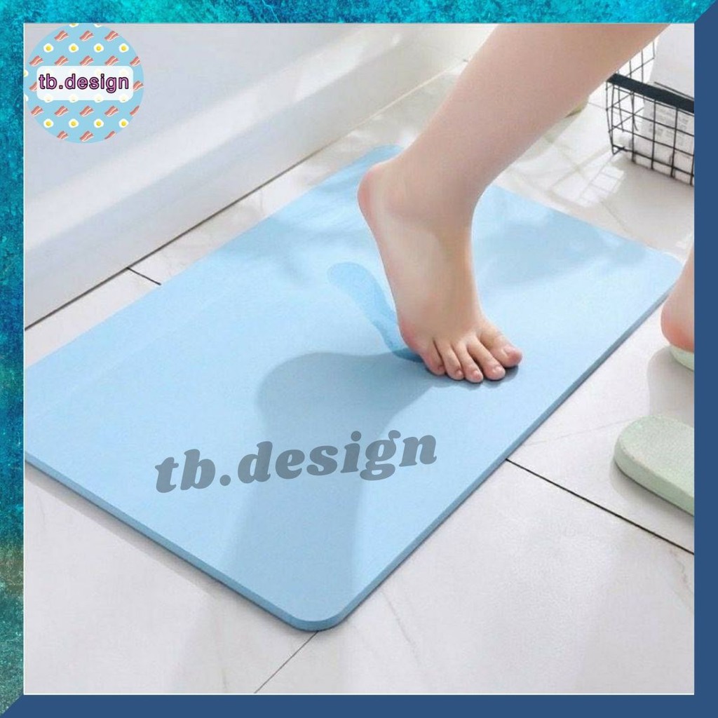 ✔️ พรมหินเช็ดเท้าญี่ปุ่น✔️ ซับน้ำดีที่สุด มีคุณสมบัติต้านเชื้อแบคทีเรียและเชื้อราได้ดี  มี2ขนาด 7สีให้เลือก #พรมหิน