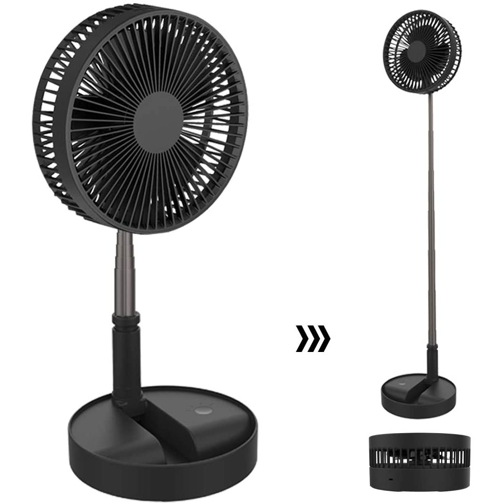 พัดลม USB Desktop Fan พัดลมไฟฟ้า แบบพกพาพับได้  พัดลมตั้งโต๊ะ ยืดหดได้
