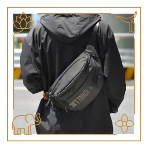 แฟชั่นผู้ชายกระเป๋า ผู้สื่อสาร เหมาะสําหรับกระเป๋าเดินทางหน้าอกออกแบบกระเป๋าขี่จักรยานเหมาะสําหรับขี่จักรยานรถจักรยานยนต