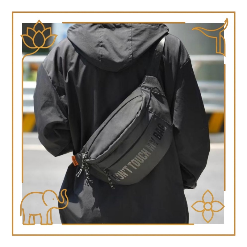 แฟชั่นผู้ชายกระเป๋า ผู้สื่อสาร เหมาะสําหรับกระเป๋าเดินทางหน้าอกออกแบบกระเป๋าขี่จักรยานเหมาะสําหรับขี่จักรยานรถจักรยานยนต