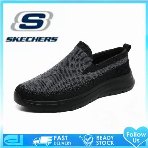 GO WOLK 4 GO WOLK 5 Arch-Fit Man รองเท้าผ้าใบกีฬารองเท้าวิ่งรองเท้า * skechers_Man รองเท้ากีฬาฤดูร้อน