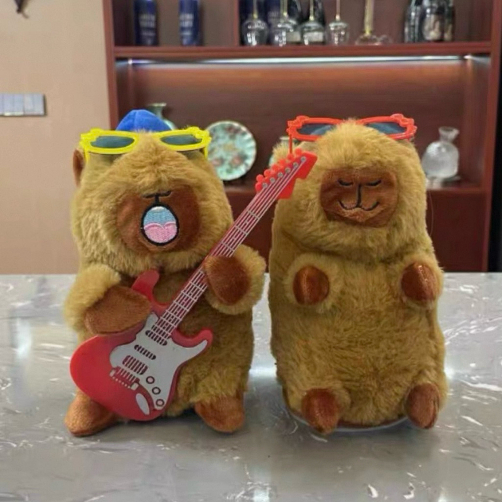 [พร้อมส่งจากไทย ] ตุ๊กตาคาปิบาร่า เต้นได้ อัดเสียงได้ พูดตามได้