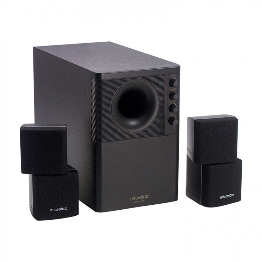 MICROLAB ลำโพงX2 2.1 ,2.1BIuetooh พร้อมซัฟวูฟเฟอร์ รุ่น X2 – สีดำ ประกัน 1ปี ริมแดง