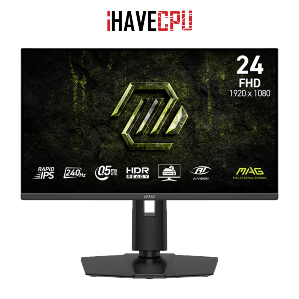 จอมอนิเตอร์ (monitor) iHAVECPU MSI MAG 245PF X24 – 23.8 IPS FHD 240Hz