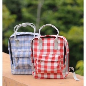 พร้อมส่ง!! กระเป๋าเป้ผ้าขาวม้า