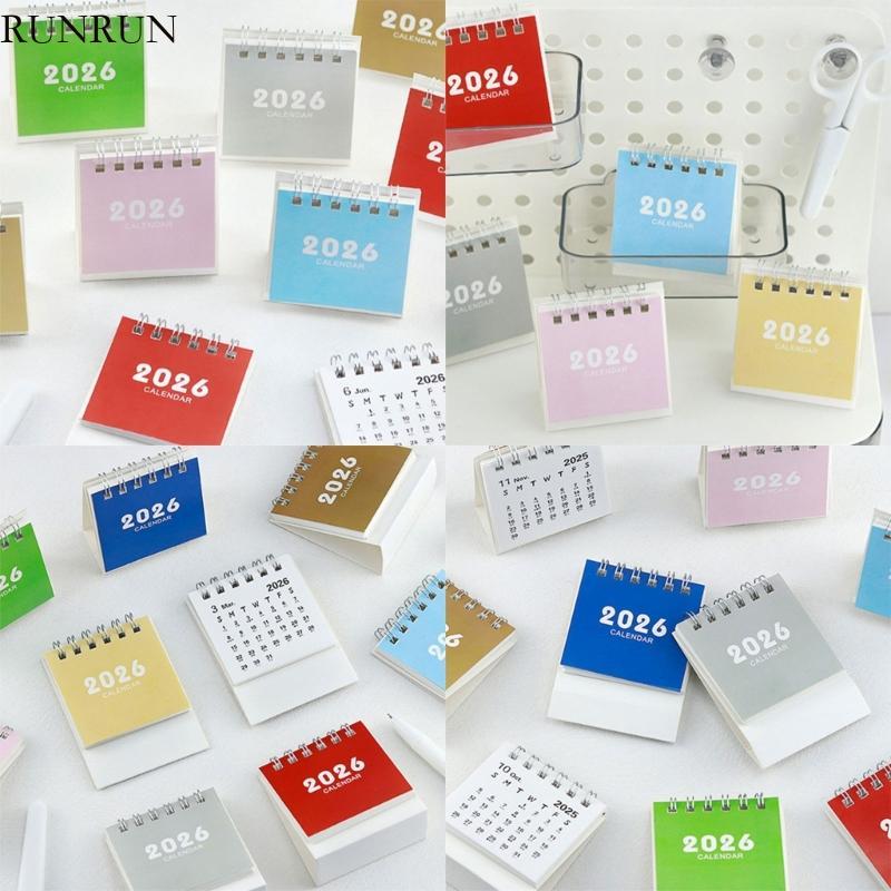 ปฏิทินตั้งโต๊ะ วิ่ง 2026 จาก ส.ค. 2025 ถึง ธ.ค 2026 ปฏิทินตั้งโต๊ะสํานักงาน นักวางแผน