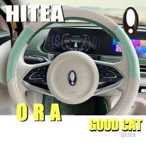 เหมาะสําหรับ ORA GOOD CAT หนังพื้นผิวพวงมาลัยชุดภายใน Ora Good Cat อุปกรณ์ตกแต่งรถยนต์ 9522