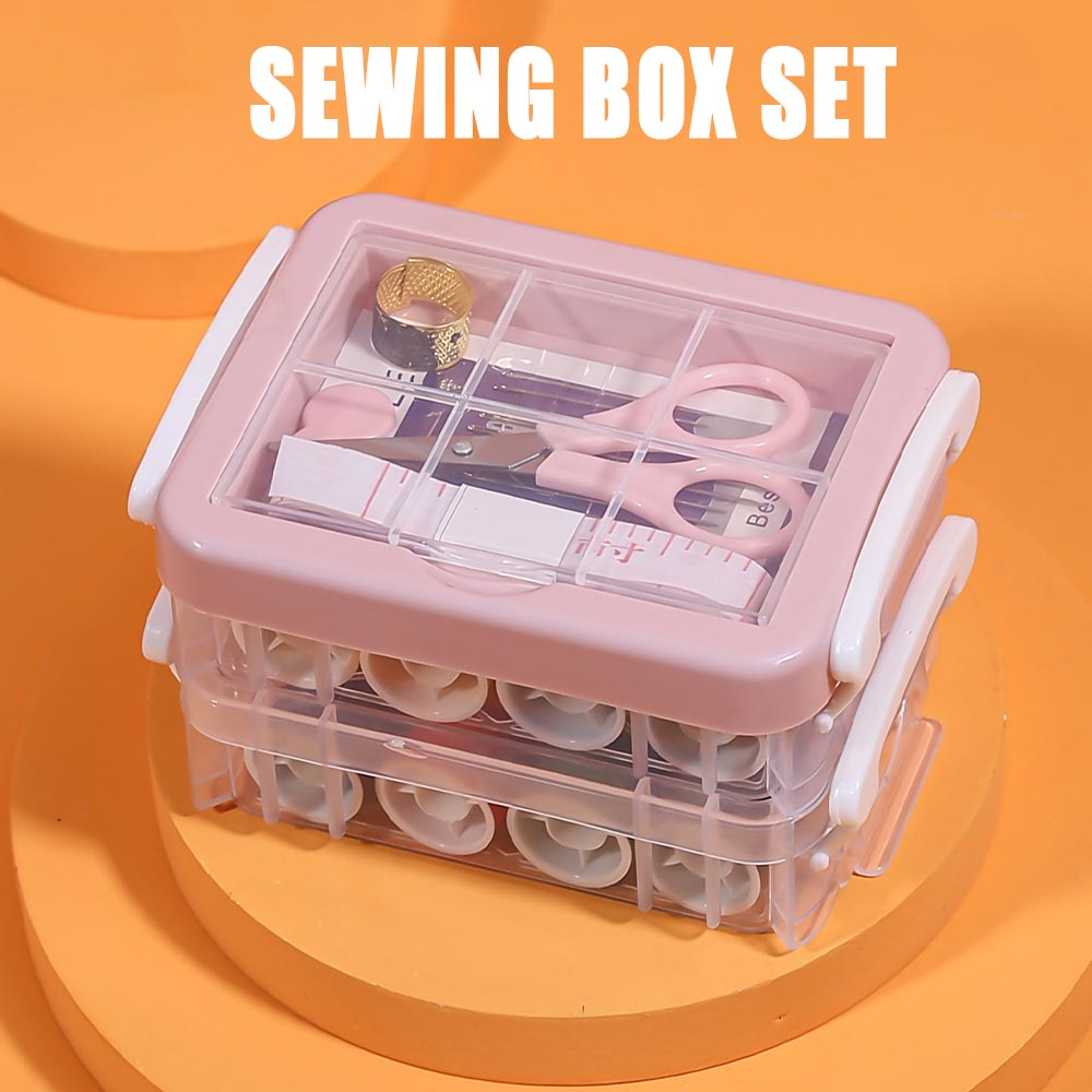 ชุด อุปกรณ์เย็บผ้า 30 เข็ม ด้าย เย็บปักถักกร้อย อุปกรณ์ ที่