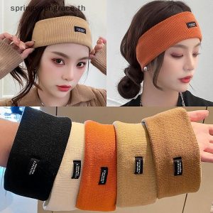 Springevengrace แฟชั่นกีฬา s สําหรับผู้หญิงยืดหยุ่นผมวงผมวิ่งออกกําลังกายโยคะวงผมยืดแต่งหน้าอุปกรณ์เสริมผมใหม่