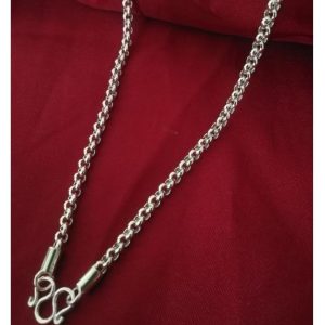 สร้อยคอ​เงิน​แท้​ลายผ่า​หวาย​ 3.9​มิล​(หัว​เรียบ)​ เป็นเงิน​แท้​ขัดเงา​ ไม่ได้​เงิน​ชุบ เด็กเล็ก​ก็​ใส่​ได้​