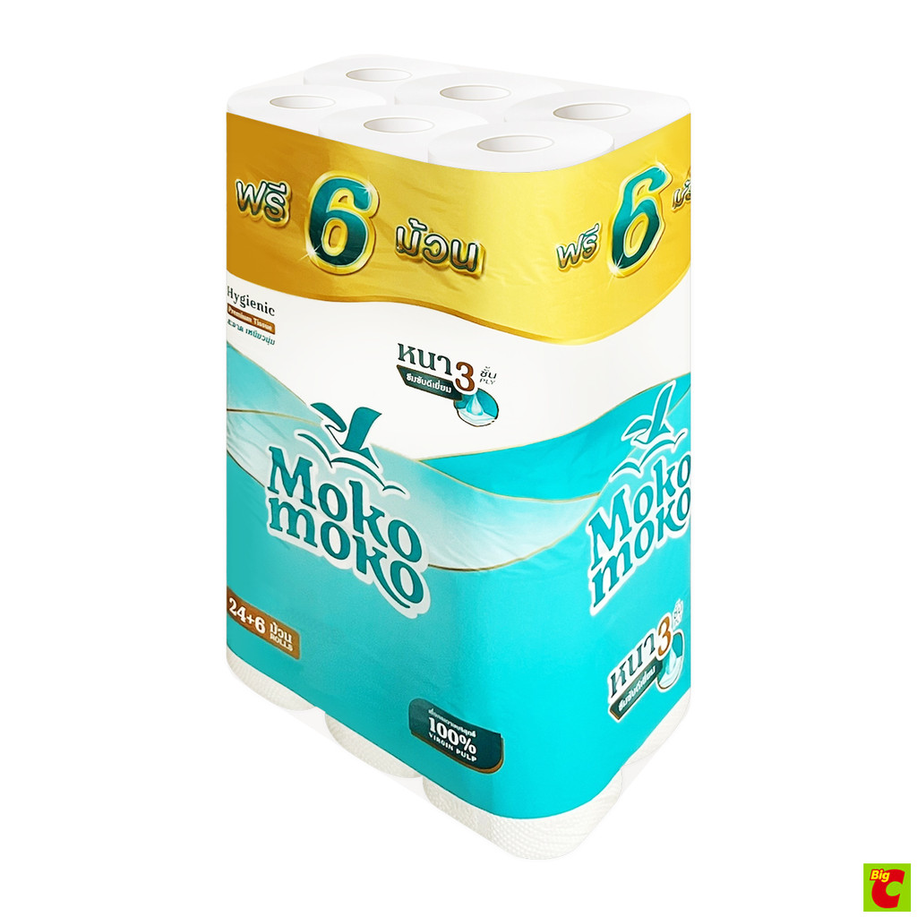 โมโกะ โมโกะ กระดาษชำระ แพ็ค 24 ม้วน