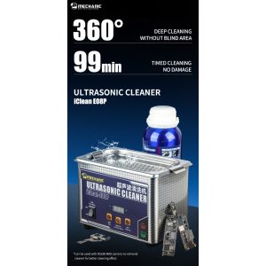 Mechanic iClean-E08P เครื่องทําความสะอาดอัลตราโซนิก 50W คถีติฟัทําความสะอาด IC 800ML ทําความสะอาดอัลตราโซนิกทําความสะอาด