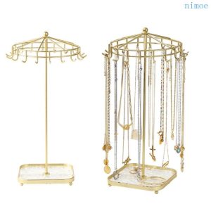 Nio ประหยัดพื้นที่เครื่องประดับเครื่องประดับที่ถอดออกได้สร้อยคอผู้ถือสร้อยคอหรูหราสําหรับแสดงและจัดเก็บเครื่องประดับ