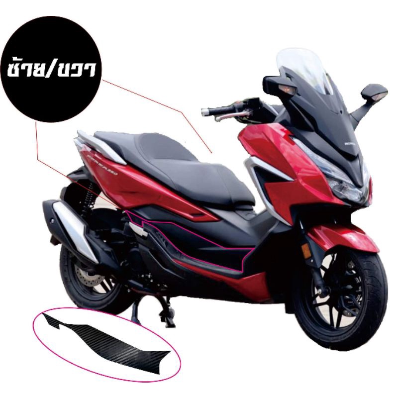 สติ๊กเกอร์กันรอยข้างเท้า forza350&Allnew