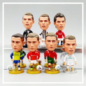 ***สินค้าพร้อมส่ง***โมเดลนักฟุตบอล คริสเตียโน โรนัลโด้ Cristiano Ronaldo สูง 6.5 ซม. ตุ๊กตานักบอล นักเตะ โมเดลนักเตะ