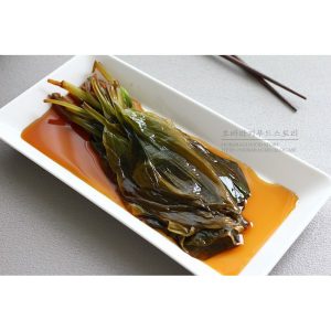 พร้อมส่ง 명이나물 เครื่องเคียง ใบกระเทียมป่าดองซีอิ้ว Ilga Pickled Wild Garlic Leaves in Soy Sauce