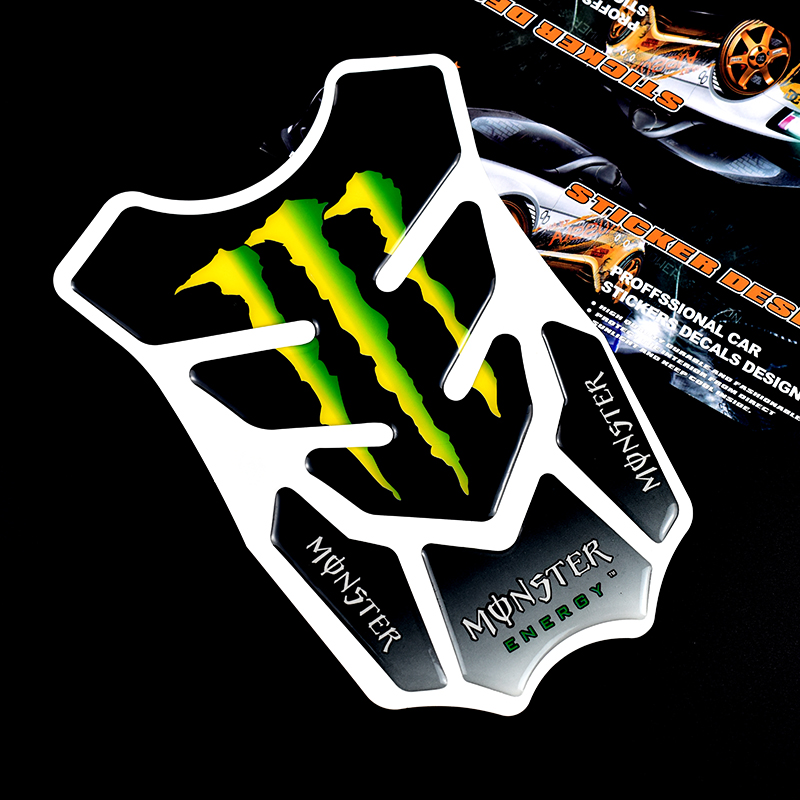 * สต็อกพร้อม * 3D รถจักรยานยนต์ถังสติ๊กเกอร์ Moster สำหรับฮอนด้ายามาฮ่าซูซูกิอุปกรณ์มอเตอร์ไซค์