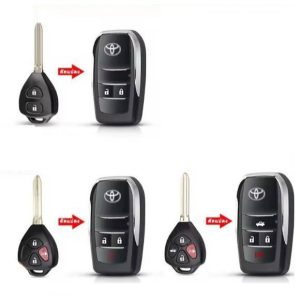 กรอบกุญแจพับได้สำหรับรถ TOYOTA