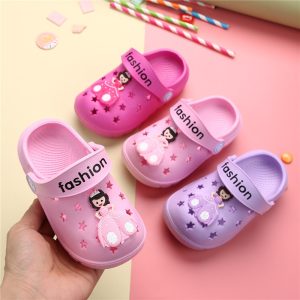 Sofia รองเท้าแตะเด็กหัวโต รองเท้ารัดส้นเด็กหญิง 1-5 ขวบ ลายเจ้าหญิงโซเฟีย สีสดใส นิ่ม เบา D6