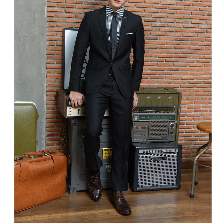 SUITCUBE กางเกงทำงานสีดำ ใส่สบาย ระบายอากาศได้ดี  ราคานี้ทีนี่เท่านั้น รุ่น 1455-8-P