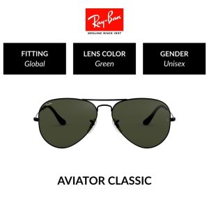 Ray-Ban Aviator Large Metal – RB3025 L2823  size 58 – sunglasses แว่นกันแดด