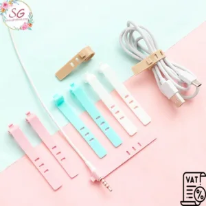 （M597）พร้อมส่ง ที่รัดสายชาร์จ สายไฟ ซิลิโคน