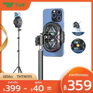 TNW S9Max พัดลมโทรศัพท์ พัดลมระบายความร้อนเทอร์โบ สําหรับโทรศัพท์มือถือ พัดลมคู่ หม้อน้ำโทรศัพท์มือถือ Cooler CoolingFan