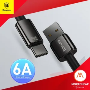 ถูก/แท้ Baseus สายชาร์จ Huawei 100W TypeC รองรับ SuperCharge 6A QC3.0 CHARGE TURBO