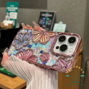 เคสโทรศัพท์มือถือแบบนิ่ม TPU กันกระแทก ลายภาพวาดสีน้ํามัน รูปดอกไม้ สําหรับ iphone15 Pro Max 14 13 12 11