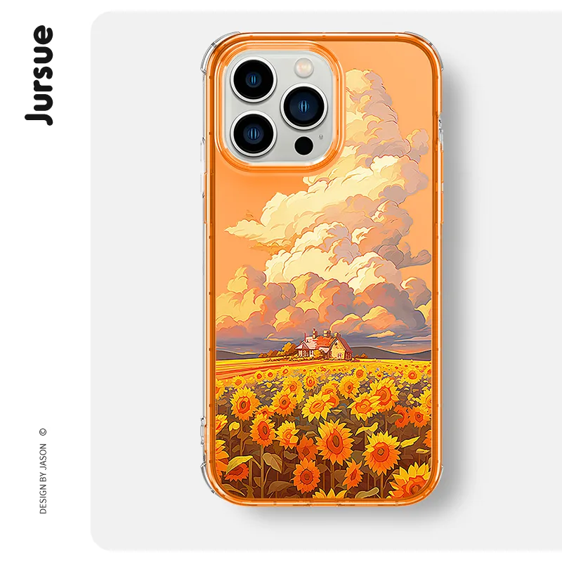 JURSUE เคสไอโฟน เคสซิลิโคนนุ่มกันกระแทกน่ารักตลก เคสโทรศัพท์ Compatible for iPhone 16 15 14 13 12 11 Pro Max SE 2020 X XR XS 8 7 Plus พลัส XYH2039