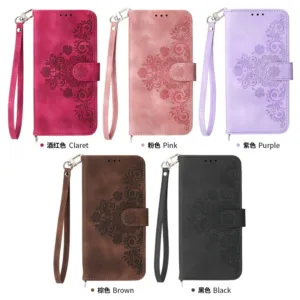 เคสโทรศัพท์หนัง ฝาพับ พร้อมช่องใส่บัตร 5 ช่อง หรูหรา สําหรับ Vivo Y77 V25 V21 5G Y27 Y35 Y22 Y22S Y21 Y21S Y33S Y21T Y21A Y15S Y15A Y01