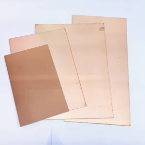 แผ่นปริ๊น PCB อีพ็อกซี่ทองแดงหน้าเดียว  ความหนา 0.5 mm จำนวน 1 แผ่นปริ้น