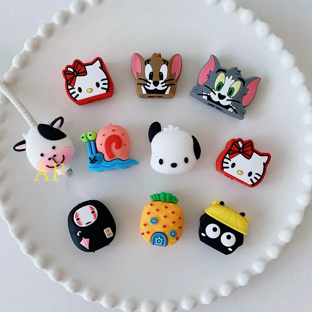 【ส่งจากไทย 150ลาย】Cable Bite ที่กันสายหัก ลายการ์ตูน cable protector สำหรับ สายชาร์จ สำหรับiP/Android/USB/Type-C