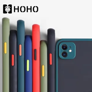 Z HOHO เคสใช้สำหรับไอโฟน ใช้สำหรับ iPhone X XS XR Xs Max TPU Case เคสขอบสีหลังขุ่นสำหรับไอโฟน เคสหลังด้านขอบสี ซิลิโคน