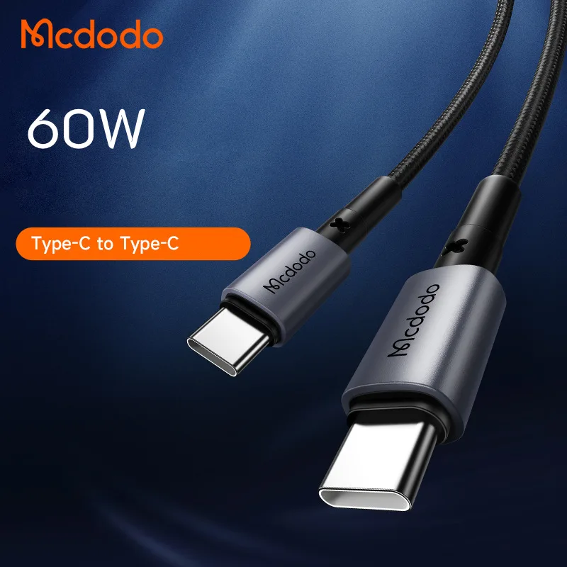 MCDODO PD 60W สายชาร์จเร็ว PD Type C To USB C (1เมตร / 1.5เมตร) เป็น type-c ทั้งสองด้าน Quick Charge Cable for Type-C Devices สายชาร์จ สายถัก