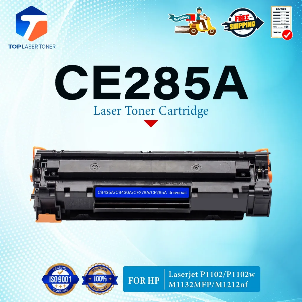 หมึกเทียบเท่า  285 285A CE285A CE285 85A FOR HP P1102 P1132 P1212 P1505 M1120 M1522n M1522nf LBP3