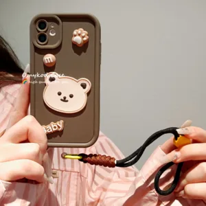 เคสโทรศัพท์มือถือแบบนิ่ม หนา ลายหมีน่ารัก สําหรับ Redmi 13C A1 Redmi Note 13 Pro Plus 5G 12 11 9 10 Pro 4G Redmi 10C 12C 9A 9C 9T 9 Xiaomi 11 Lite
