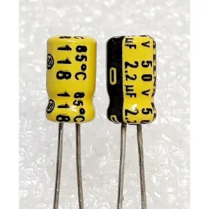 Elna RC2 2.2uf 50v (ราคา10ตัว) capacitor ตัวเก็บประจุ คาปาซิเตอร์
