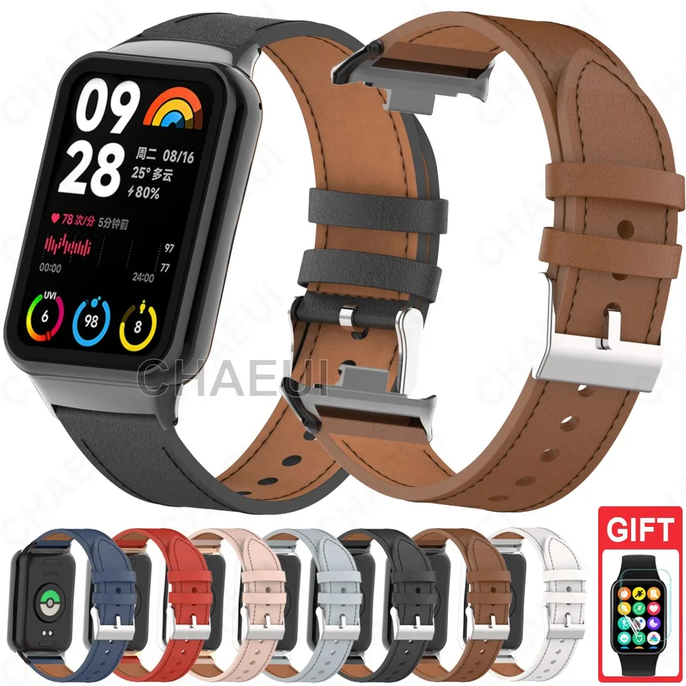 สายหนังสร้อยข้อมืออุปกรณ์เสริมสําหรับ Xiaomi Smart Band 8 9 Pro / Redmi Watch 4 5