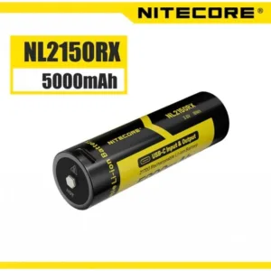 พร้อมส่ง Nitecore NL2150RX ชาร์จ USB-C อัจฉริยะแบบสองทิศทาง5000mAh 8A ความจุขนาดใหญ่