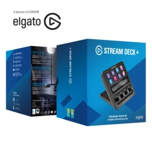 ELGATO Streaming STREAM DECK + (10GBD9901) มีปุ่มใช้งาน LED แสดงผลตามคำสั่ง 8 ปุ่ม
