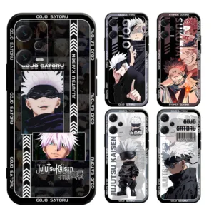 เคส Redmi note 12s 12 12C 11A A1 A2 A1+ A2+ PRO PLUS 4G 5G 12C 11A 4G 5G โทรศัพท์มือถือแบบนิ่ม ผิวด้าน ลาย Gojo Satoru Itadori Yuji สีดํา สําหรับ