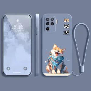 เคส OPPO A94 เคสโทรศัพท์มือถือแบบนิ่ม กันกระแทก กันรอยกล้อง ลายสุนัขน่ารัก แฟชั่น สําหรับ