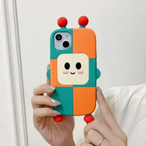 เคสโทรศัพท์มือถือซิลิโคน ลายหุ่นยนต์ สําหรับ Iphone 11 12 13 14 15 PRO max XR X xs 7 8 6 6s plus max