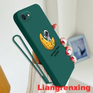 เคส iphone 5s iphone 5 iphone 6 iphone 6s iphone 6 plus เคสโทรศัพท์ Softcase Liquid Silicone Protector Smooth shockproof Bumper Cover new design นักบินอวกาศ YTXJY01 น่ารัก ลายการ์ตูน กันกระแทก
