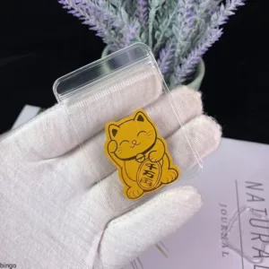 Bingo Lucky 2024 สติกเกอร์ฟอยล์สีทอง ลายมังกรปีใหม่ God of Wealth Lucky Cat สําหรับติดตกแต่งโทรศัพท์มือถือ