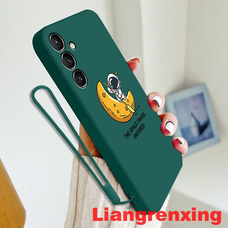 เคส samsung a14 4g a14 5g a14e samsung a15 เคสโทรศัพท์มือถือ ซิลิโคนนิ่ม กันกระแทก ลายนักบินอวกาศ สําหรับ samsung a14 4g a14 5g a14e a15 YTXJY01 น่ารัก ลายการ์ตูน กันกระแทก