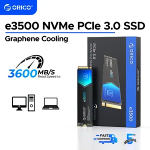 Orico E3500 PCIe 3.0 M.2 2280 NVME SSD 3500MB/s 256GB 512GB 1TB สําหรับ Creators Work (ORICO-E3500)